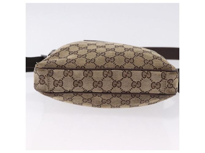 Borsa a Spalla GUCCI GG Canvas Beige Argento 92551 Auth 192812 - vista 5