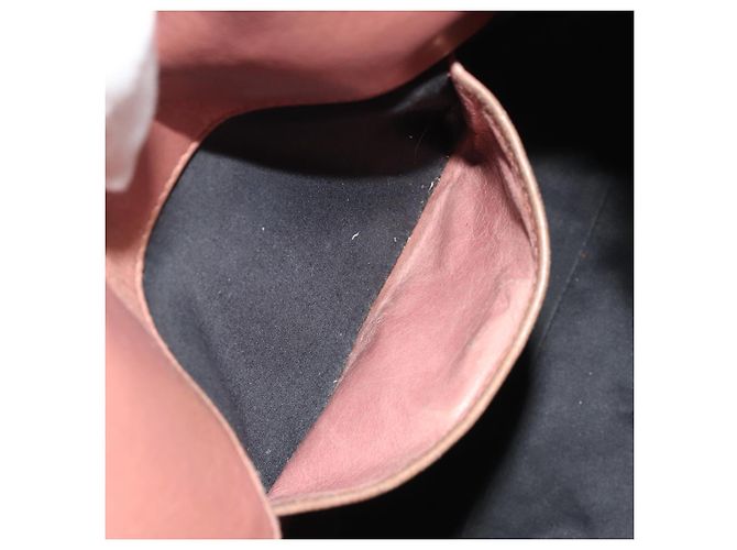 Borsa a mano Miu Miu Side Ribbon in pelle 2way Rosa Argento Auth bs36207 - vista 23