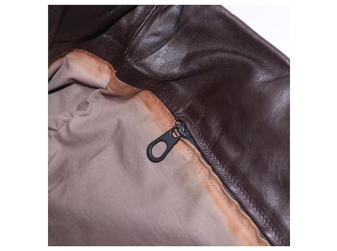 Borsa BOTTEGA VENETA in pelle marrone Auth 192299 - vista 20