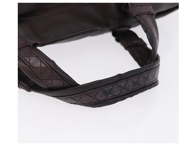 Borsa BOTTEGA VENETA in pelle marrone Auth 192299 - vista 7