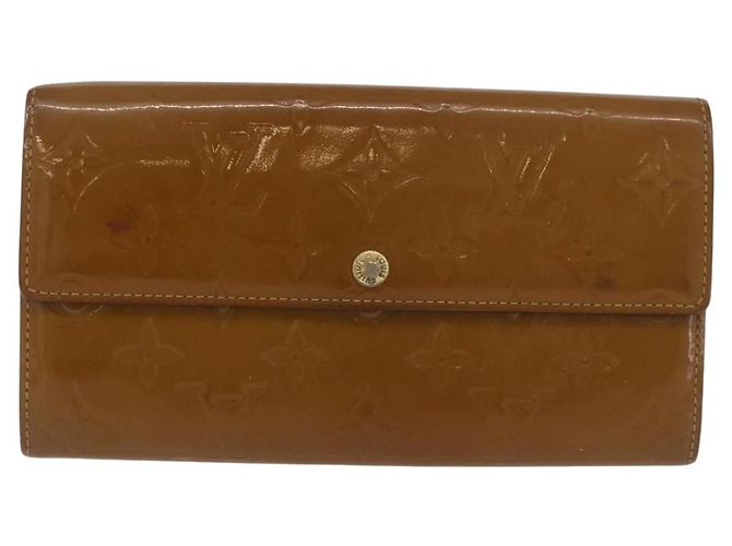LOUIS VUITTON Vernis Portefeiulle Sarah Long Wallet Moldore M90290 Auth BA14416 - vista 13