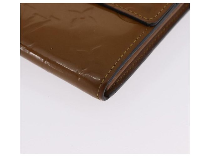 LOUIS VUITTON Vernis Portefeiulle Sarah Long Wallet Moldore M90290 Auth BA14416 - vista 14