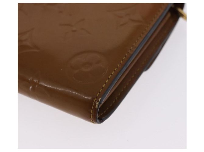 LOUIS VUITTON Vernis Portefeiulle Sarah Long Wallet Moldore M90290 Auth BA14416 - vista 16