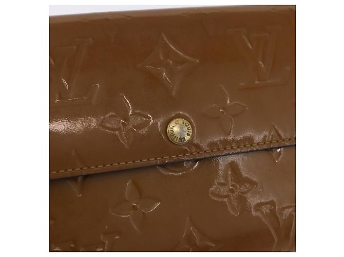 LOUIS VUITTON Vernis Portefeiulle Sarah Long Wallet Moldore M90290 Auth BA14416 - vista 17