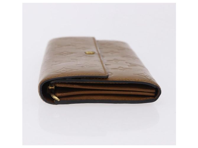 LOUIS VUITTON Vernis Portefeiulle Sarah Long Wallet Moldore M90290 Auth BA14416 - vista 4