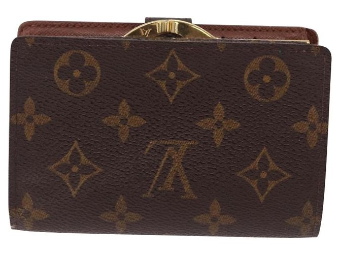 LOUIS VUITTON Monogram Porte Monnaie Billets Viennois Wallet M61663 Auth bs36108 Monogramma - vista 2