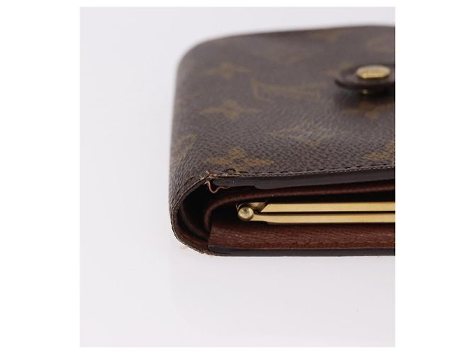 LOUIS VUITTON Monogram Porte Monnaie Billets Viennois Wallet M61663 Auth bs36108 Monogramma - vista 4