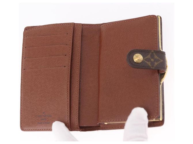 LOUIS VUITTON Monogram Porte Monnaie Billets Viennois Wallet M61663 Auth bs36108 Monogramma - vista 9