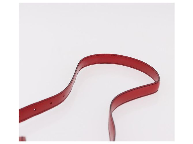 Borsa a Spalla LOUIS VUITTON Epi Saint Cloud GM Rosso M52197 LV Auth 191772 - vista 14