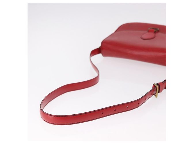 Borsa a Spalla LOUIS VUITTON Epi Saint Cloud GM Rosso M52197 LV Auth 191772 - vista 7