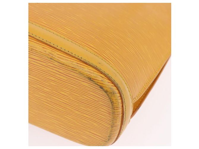 Borsa a Spalla LOUIS VUITTON Epi Lussac Giallo M52289 LV Auth 192053 - vista 16