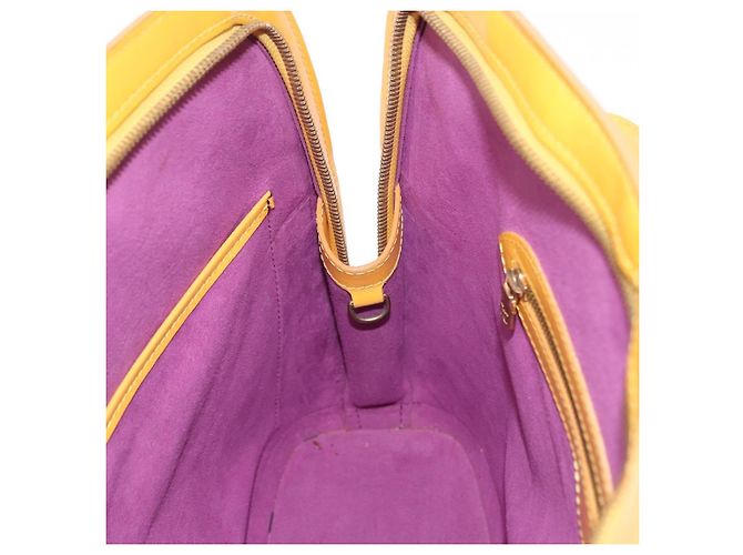 Borsa a Spalla LOUIS VUITTON Epi Lussac Giallo M52289 LV Auth 192053 - vista 19