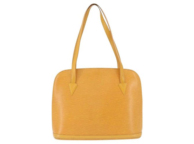 Borsa a Spalla LOUIS VUITTON Epi Lussac Giallo M52289 LV Auth 192053 - vista 2