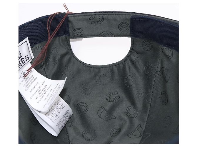 Hermès HERMES Casquette Cap Wool Ardoise Auth BA13821M Cinza - vista 10