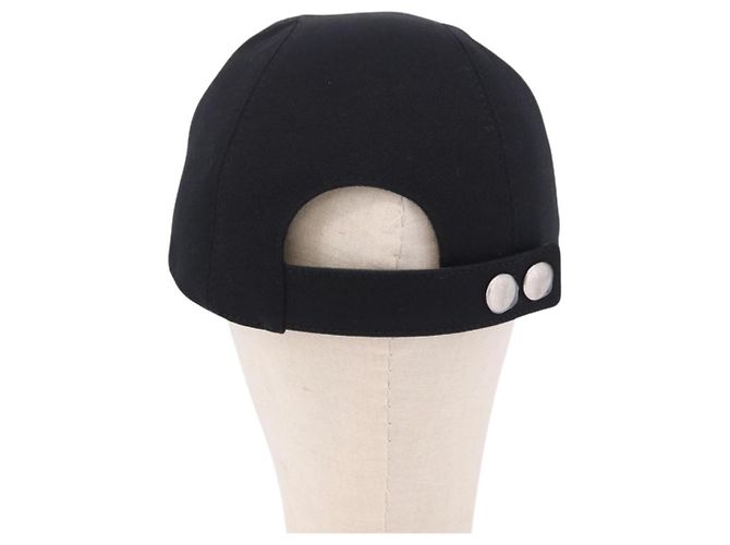 Hermès HERMES Casquette Cap Wool Ardoise Auth BA13821M Cinza - vista 2