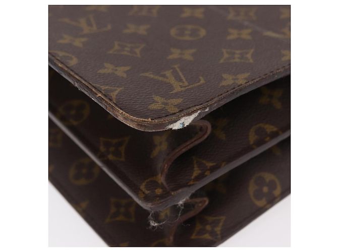 LOUIS VUITTON Monogram Serviette Fermoir Business Bag M53305 LV Auth bs36154 Monogramme - vue 15