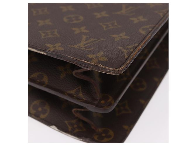 LOUIS VUITTON Monogram Serviette Fermoir Business Bag M53305 LV Auth bs36154 Monogramme - vue 16