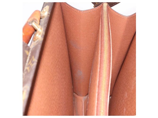 LOUIS VUITTON Monogram Serviette Fermoir Business Bag M53305 LV Auth bs36154 Monogramme - vue 22