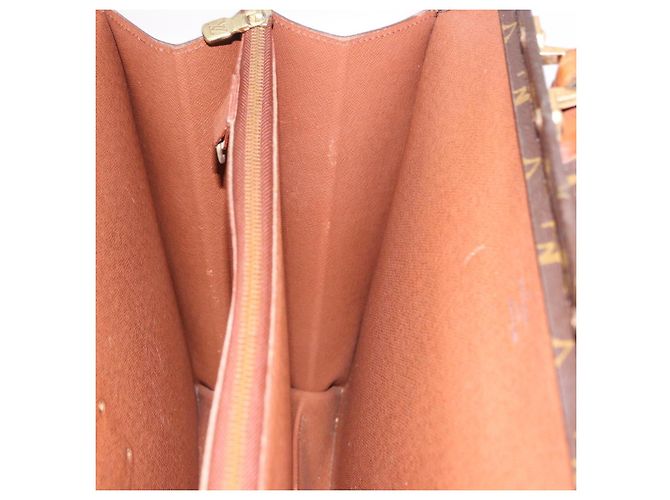 LOUIS VUITTON Monogram Serviette Fermoir Business Bag M53305 LV Auth bs36154 Monogramme - vue 23