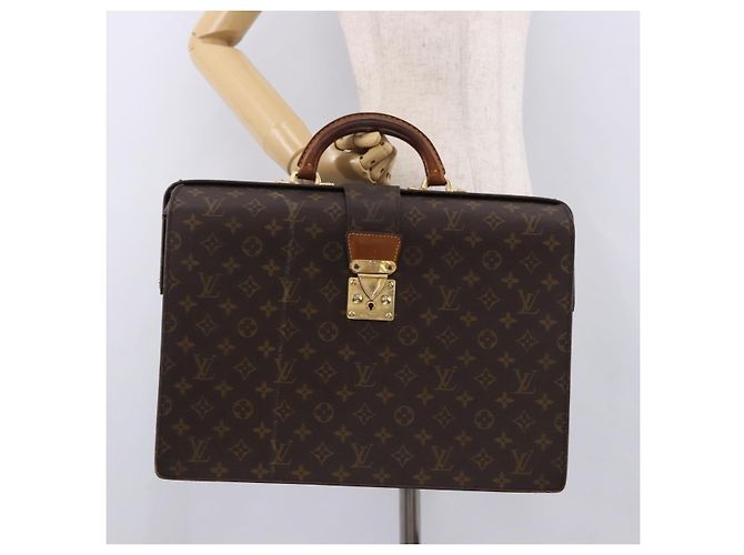 LOUIS VUITTON Monogram Serviette Fermoir Business Bag M53305 LV Auth bs36154 Monogramme - vue 28