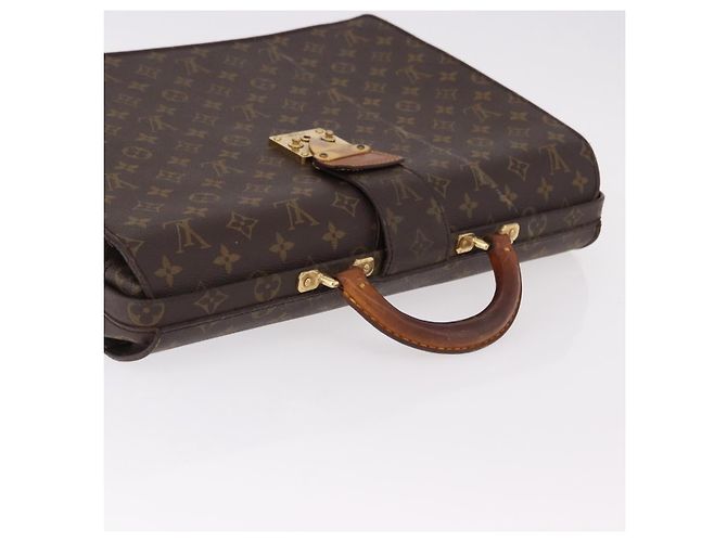 LOUIS VUITTON Monogram Serviette Fermoir Business Bag M53305 LV Auth bs36154 Monogramme - vue 7