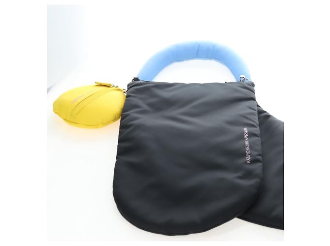 Borsa PRADA Nylon Invites Yooo Daln/Kazuyo Sejima Collaboration Auth 191458SAM Nero Argento - vista 15