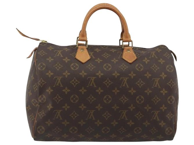 LOUIS VUITTON Borsa Monogram Speedy 35 M41524 LV Auth 191278 Monogramma - vista 2