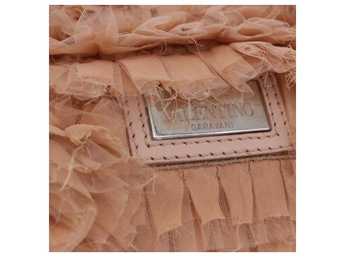 VALENTINO Tote Bag Leder Rosa Silber Auth 192885A Pink - Ansicht 17