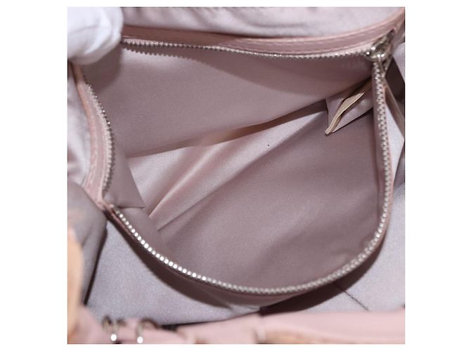 VALENTINO Tote Bag Leder Rosa Silber Auth 192885A Pink - Ansicht 21