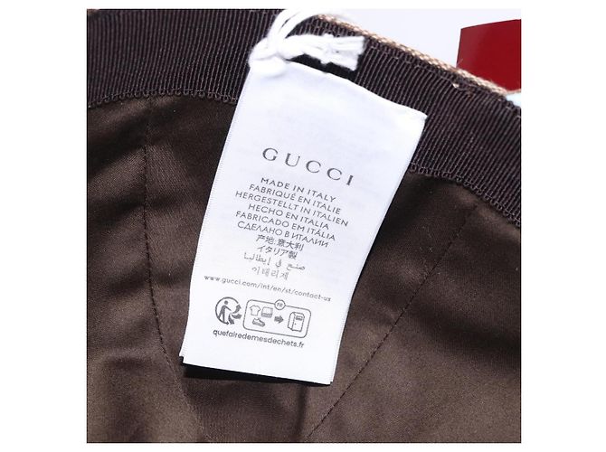 Cappellino GUCCI GG Canvas Yuko Higuchi Beige Light Blue Auth SW2658SM Blu chiaro - vista 14