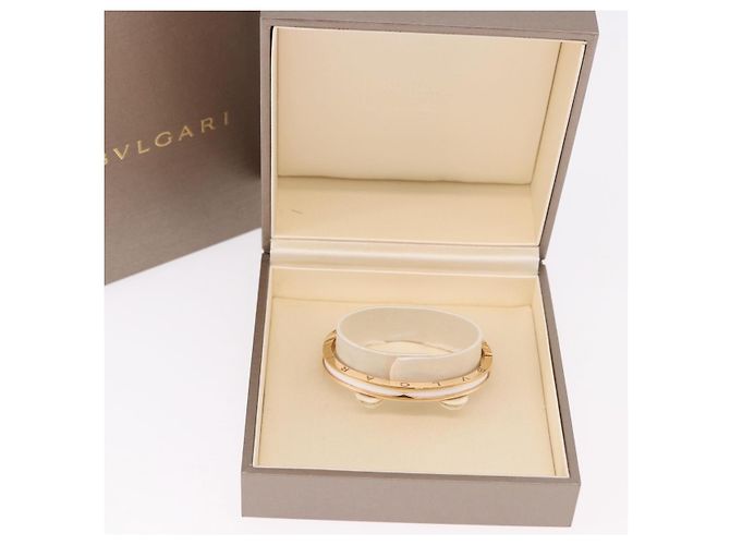 Bulgari Pulsera BVLGARI P-Zero One S 750PG 26.18g Oro Blanco Auténtica SW2647SM Dorado - vista 9