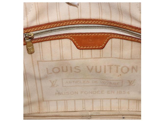 LOUIS VUITTON Borsa Tote Damier Azur Neverfull PM N41362 LV Auth 192055 - vista 18