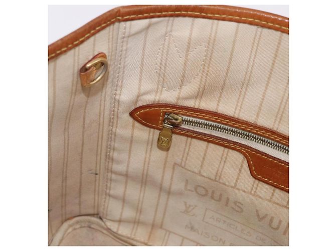 LOUIS VUITTON Borsa Tote Damier Azur Neverfull PM N41362 LV Auth 192055 - vista 21