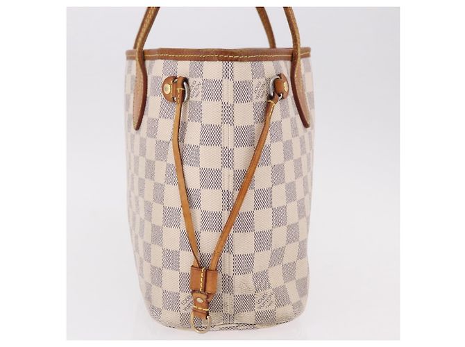 LOUIS VUITTON Borsa Tote Damier Azur Neverfull PM N41362 LV Auth 192055 - vista 4