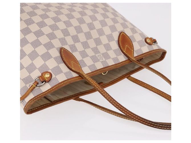 LOUIS VUITTON Borsa Tote Damier Azur Neverfull PM N41362 LV Auth 192055 - vista 6