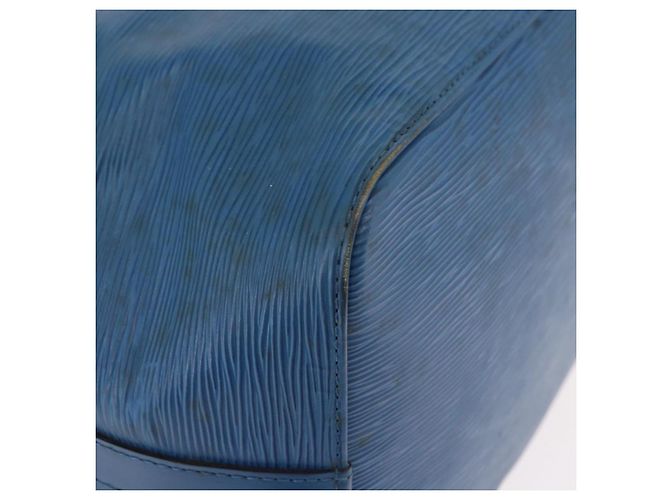 Borsa a Spalla LOUIS VUITTON Epi Petit Noe Blue M44105 LV Auth 191993 - vista 15