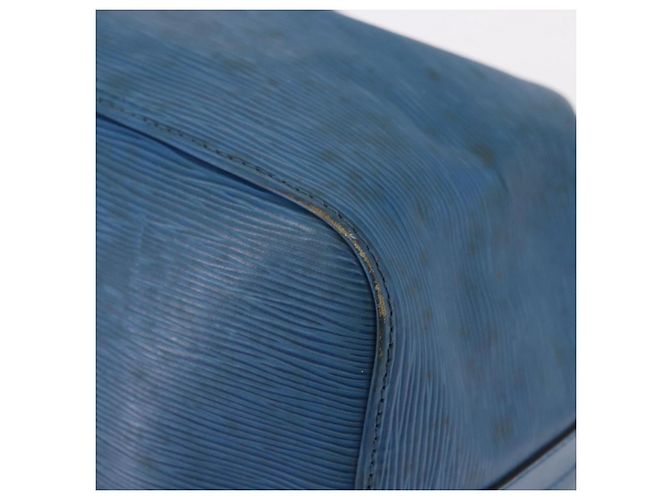 Borsa a Spalla LOUIS VUITTON Epi Petit Noe Blue M44105 LV Auth 191993 - vista 16