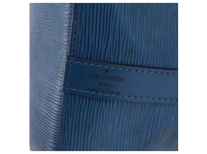 Borsa a Spalla LOUIS VUITTON Epi Petit Noe Blue M44105 LV Auth 191993 - vista 17