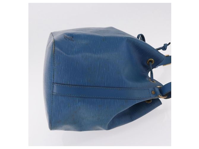 Borsa a Spalla LOUIS VUITTON Epi Petit Noe Blue M44105 LV Auth 191993 - vista 3