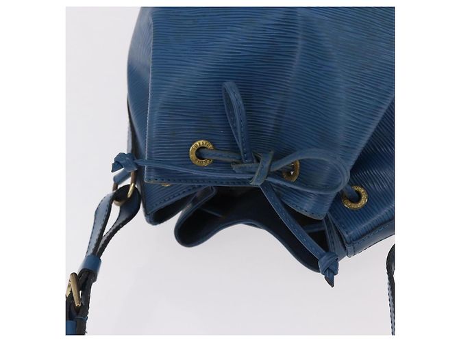 Borsa a Spalla LOUIS VUITTON Epi Petit Noe Blue M44105 LV Auth 191993 - vista 6