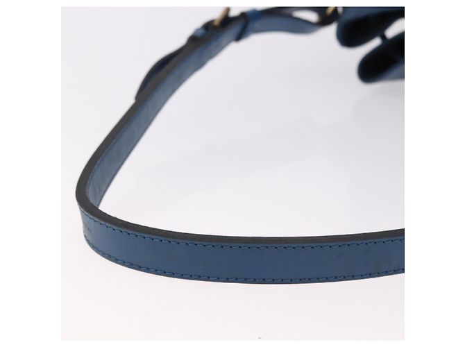 Borsa a Spalla LOUIS VUITTON Epi Petit Noe Blue M44105 LV Auth 191993 - vista 7