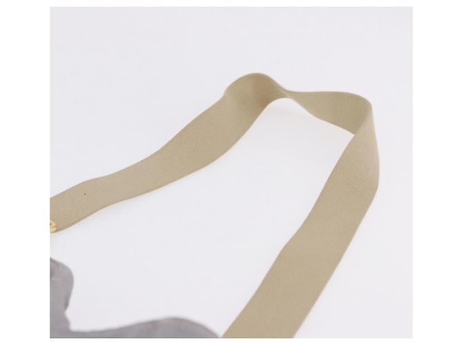 Borsa a mano PRADA Canapa PM in tela 2way Grigio Oro Auth ka5264 Marrone D'oro - vista 14
