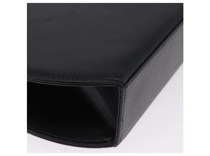 Borsa CARTIER PANTHERE in pelle nera e oro Auth ka5314A Nero D'oro - vista 15