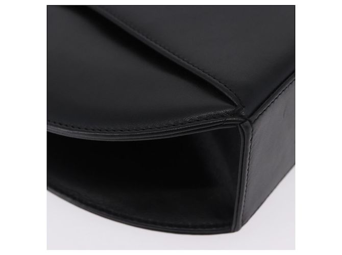 Borsa CARTIER PANTHERE in pelle nera e oro Auth ka5314A Nero D'oro - vista 9
