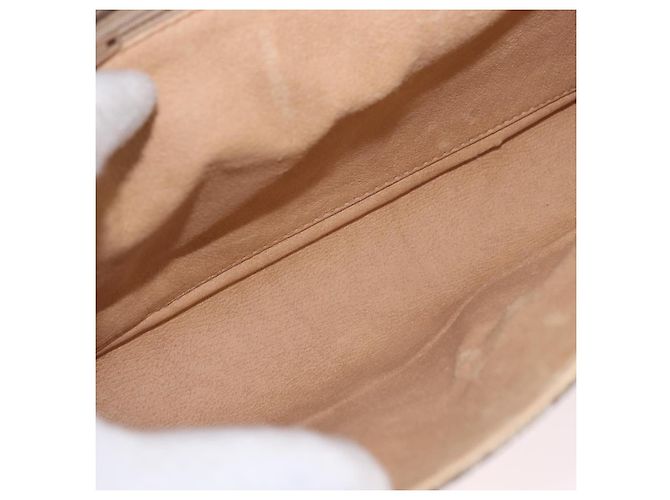 Borsa a tracolla GUCCI GG Supreme PVC Beige Oro 904 02 050 Auth ep15108 D'oro - vista 11