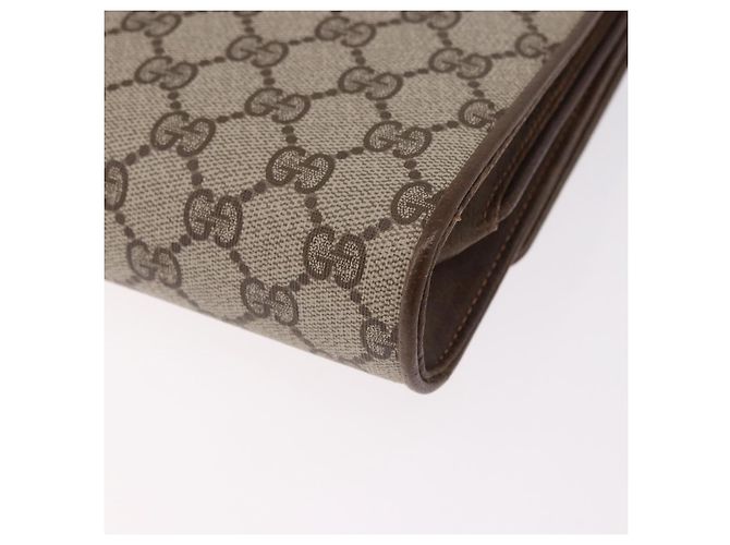 Borsa a tracolla GUCCI GG Supreme PVC Beige Oro 904 02 050 Auth ep15108 D'oro - vista 16