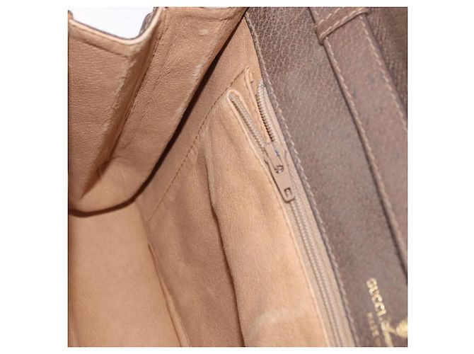 Borsa a tracolla GUCCI GG Supreme PVC Beige Oro 904 02 050 Auth ep15108 D'oro - vista 21