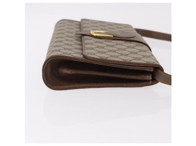 Borsa a tracolla GUCCI GG Supreme PVC Beige Oro 904 02 050 Auth ep15108 D'oro - vista 3