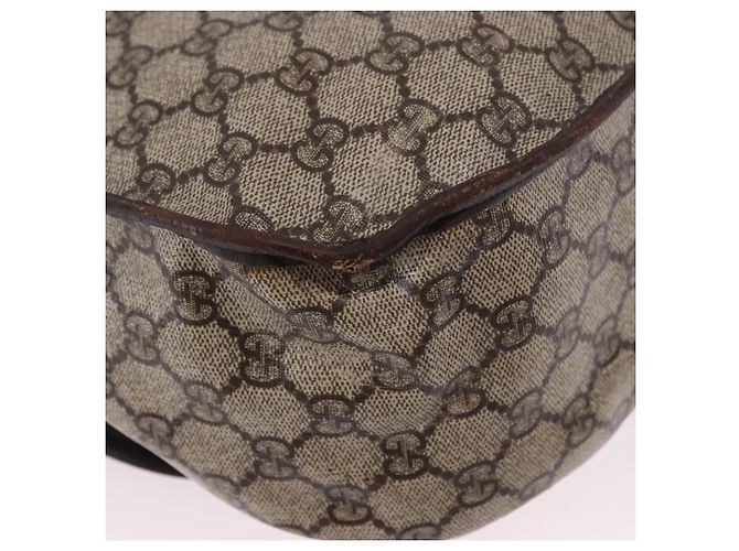 Borsa a tracolla GUCCI GG Supreme PVC Beige Oro 201732 Auth ka5309 D'oro - vista 18