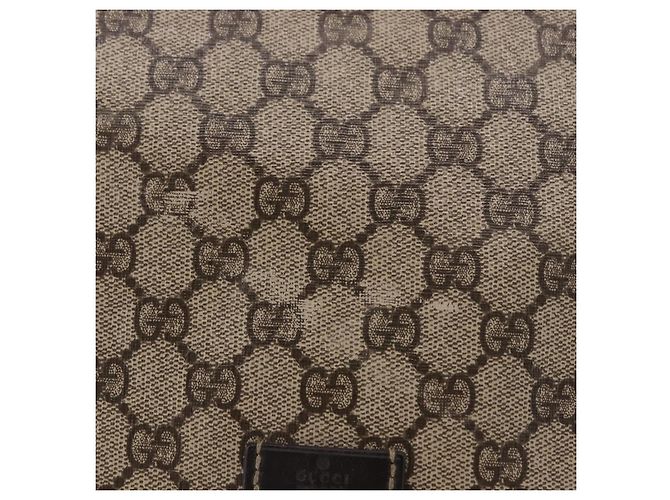 Borsa a tracolla GUCCI GG Supreme PVC Beige Oro 201732 Auth ka5309 D'oro - vista 2